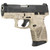 Taurus G3c 9mm Luger Pistol 3.2" Barrel 12+1 Rounds Black Slide FDE w/Black Splatter Grip