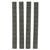 Hexmag M-Lok Rail Covers 4-Pack Black