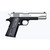 Colt 1911 JAL Dark Horse 38 Super Pistol 5" Barrel 8+1 Round Nickel Slide Gray Grip Black Frame