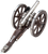 Traditions Mini Napoleon III Black Powder Cannon 50 Caliber Nickel Plated Barrel Hardwood Carriage
