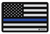 Tekmat 11x17 Armorer's Bench Mat Police Support Flag