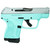 Ruger LCP II .22 LR Pistol 2.75" Barrel 10+1 Round Crushed Silver Slide Robin's Egg Blue Frame