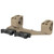 Warne QD Extended Skeleton 1-Piece Cantilever Picatinny Scope Mount 30mm Rings Dark Earth