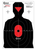 Caldwell Dual Zone Target Orange/Black 8-Pack