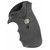 Pachmayr Gripper Decelerator Grips with Finger Grooves S&W N-Frame Round Butt Rubber Black