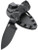 Columbia River Knife & Tool SiWi Fixed Blade Knife 3.34" Plain SK-5 Black Blade G10 Handle