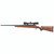 Savage Arms AXIS 2 XP Hardwood Bolt Action Rifle 308 Winchester 22" Matte Barrel Matte Frame Brown Stock With Scope