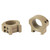 Warne HyperLite 1 Inch Low Scope Rings Dark Earth
