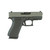 Glock 43X Two Tone 9mm Luger Pistol 3.4" Barrel 10+1 Round Silver Slide