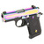 Sig Sauer P938 9mm Luger Pistol 3" Barrel 7+1 Round Rainbow Titanium Slide Black Grip Black Frame