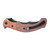 CRKT Ritual Compact Assisted Opening Pocket Knife 3.33" Trailing Point Sandvik 12C27 Stonewashed Blade Micarta Handle Brown - Image 3
