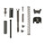 Grey Ghost Precision Slide Completion Kit for Glock 17, 19, 26, 34 Gen 1, 2, 3, 4
