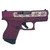 Glock 43 9mm Luger Pistol 3.41" Barrel 6+1 Round Black Cherry Grips