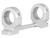 DNZ Game Reaper 1-Piece Scope Mount Browning X-Bolt LA 30mm Medium Silver