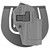 BLACKHAWK! Serpa Sportster Paddle OWB Holster Right Hand S&W M&P, Sigma, SD9, 9mm, 40 S&W Polymer Gun Metal Gray
