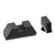 Ams Bowfishing 2L Optic Compatible Serrated Sight Set for Glock