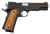 Rock Island Armory Pro Ultra Match 1911 45 ACP Pistol 5" Barrel 8+1 Round Black Parkerized Slide Wood Grip Black Parkerized Frame