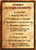 Rivers Edge Cowboy 10 Commandments Sign 12x17