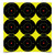 Birchwood Casey Shoot-N-C 2" Bullseye Reactive Targets Package 108
