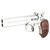 Bond Arms Texan 45 Colt (Long Colt) Over Under Pistol 6" Barrel 2 Round Rosewood Grip Satin Steel Frame