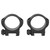 Warne Mountain Tech Picatinny 35mm Scope Rings Matte Black Low