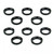 Tacfire AR-15 223 Muzzle Brake Crush Washers 10 Count Black