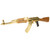 Century Arms WASR-10 Semi Automatic Rifle 7.62x39mm 24K Gold Plated Wood Furniture - Image 3