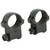 Ruger 1" High Scope Rings Matte Black 2-Pack
