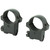 Ruger 1" High Scope Rings Matte Black 2-Pack