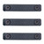 Slate Black Industries Grip M-Lok Panels 2-Slot Slate Grey 3-Pack