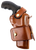 Galco WheelGunner 2.0 OWB Holster Ambidextrous S&W L Frame/Ruger Security-Six 4" Barrel Leather Tan