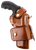 Galco WheelGunner 2.0 OWB Holster Ambidextrous S&W L Frame/Ruger Security-Six 4" Leather Tan