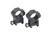 Traditions 2-Piece Weaver-Style Tactical Rings 1 Inch Medium Matte Black