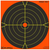 Caldwell Bullseye Target 5.5 Inch Orange/Black 10-Pack