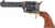 Cimarron Model P 44 Caliber Revolver 4.75" Blued Barrel