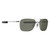 Magpul Santini Shooting Glasses Silver Frame Gray/Green Lenses
