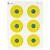 Action Target Bright 6 Bullseye Targets 100 Pack