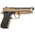 Taurus PT92 9mm Luger Pistol 5" Barrel 17+1 Round FDE Cerakote Slide Black Hogue Grip