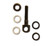 Grovtec 3/4 Inch Wood Screw Swivel Stud with Spacers