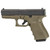 Glock 26 Gen 3 9mm Luger Pistol 3.4" Barrel 10+1 Rounds OD Green - Image 1