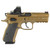 CZ Shadow 2 Compact 9mm Luger Pistol 4" Barrel 15+1 Round Burnt Bronze Slide Black Grip Burnt Bronze Frame Holosun 508T-RD - Image 2