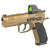 CZ Shadow 2 Compact 9mm Luger Pistol 4" Barrel 15+1 Round Burnt Bronze Slide Black Grip Burnt Bronze Frame Holosun 508T-RD - Image 3