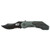 Smith & Wesson M&P M.A.G.I.C. Assisted Opening Pocket Knife 2.9" Clip Point Black Stainless Steel Blade Blue Aluminum Handle