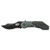 Smith & Wesson M&P M.A.G.I.C. Assisted Opening Pocket Knife 2.9" Clip Point Black Stainless Steel Blade Blue Aluminum Handle
