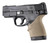 Hogue HandALL Beavertail Grip Sleeve S&W M&P Shield 45 Kahr P9 P40 CW9 CW40 FDE