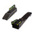 HIVIZ Sight Set Henry Lever Action 22 Long Rifle Round Barrel Steel Fiber Optic