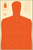 Action Target B-27E Red Silhouette Target 100 Per Box (Economy Paper)