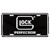Glock OEM Perfection License Plate Black/White