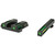 Hi-Viz LiteWave H3 Tritium Fiber Optic Sight Set for Glock 42/43 Green