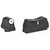 XS DXW Suppressor Height Night Sight Set for Glock 17, 19, 22, 23, 24, 26, 27, 31, 32, 33, 34, 35, 36 Steel Tritium Big Dot Front, White Stripe Rear - Image 1